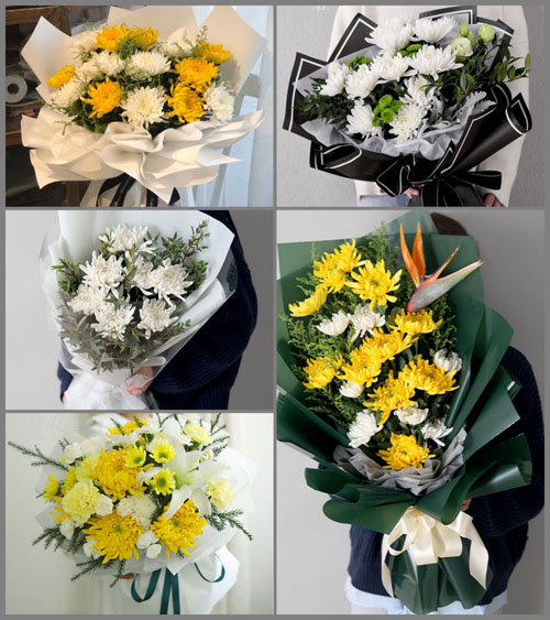 广东梅州市五华县双华镇矮畬村白事花束代送